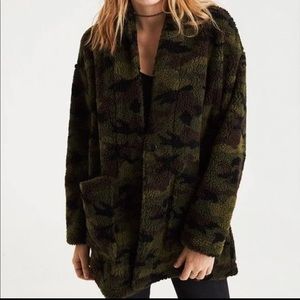 American Eagle Sherpa coat